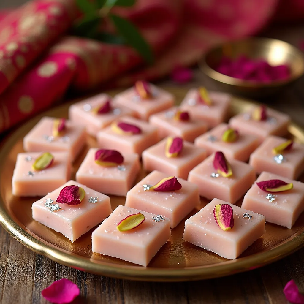 Rose & Cardamom Burfee